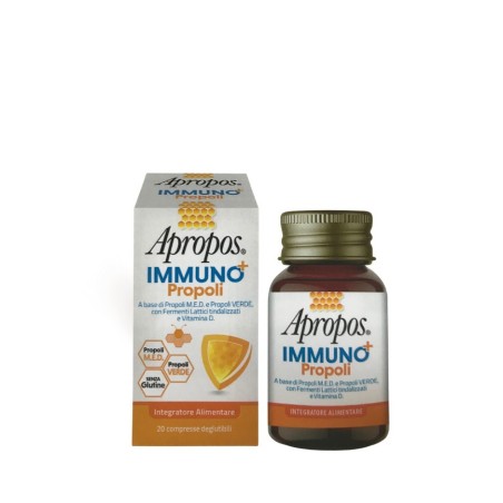 Apropos Immuno+ Propoli 20 Compresse Deglutibili Apropos Immuno+ Propoli 20 Compresse Deglutibili