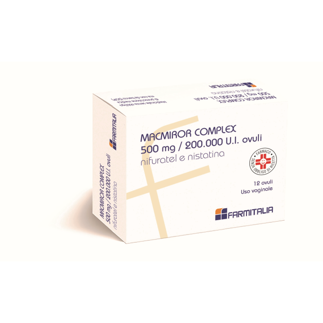 Macmiror Complex 12 Ovuli Vag 500 Mg + 200.000 Ui Macmiror Complex 12 Ovuli Vag 500 Mg + 200.000 Ui
