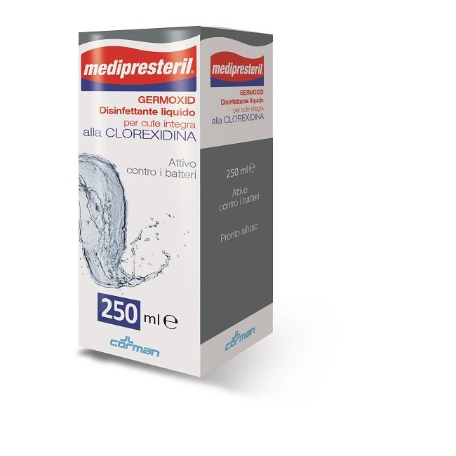 Medipresteril Germoxid Disinfettante Liquido Cute Integra Alla Clorexidina 250 Ml Medipresteril Germoxid Disinfettante Liquido Cute Integra Alla Clorexidina 250 Ml