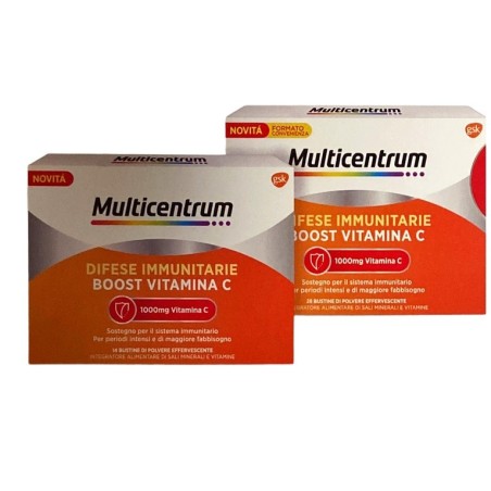 Multicentrum Difese Immunitarie Boost Vitamina C 28 Bustine Multicentrum Difese Immunitarie Boost Vitamina C 28 Bustine