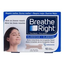 Cerotti Nasali Breathe Right Balsamici 10 Pezzi