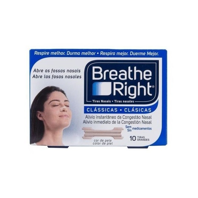 Cerotti Nasali Breathe Right Balsamici 10 Pezzi