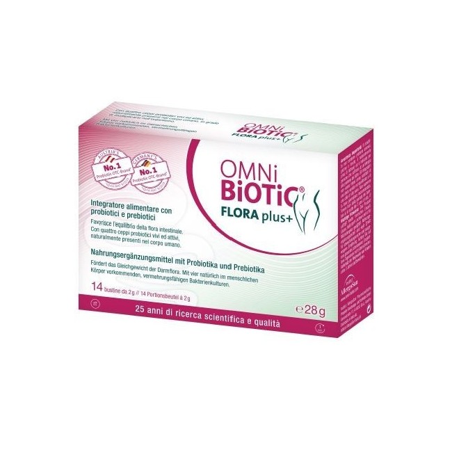 Omni Biotic Flora Plus+ 14 Bustine Da 2 G