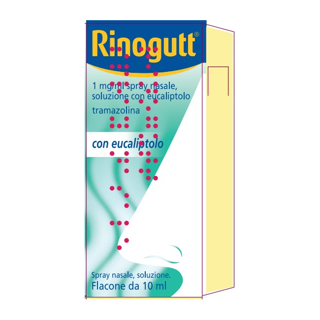 Rinogutt Spray Nasale 10 Ml 1 Mg/ml Con Pompetta Dosatrice