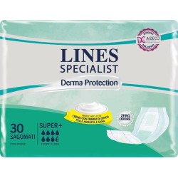 Pannolone Per Incontinenza Lines Specialist Derma Sagomato Super+ 30 Pezzi