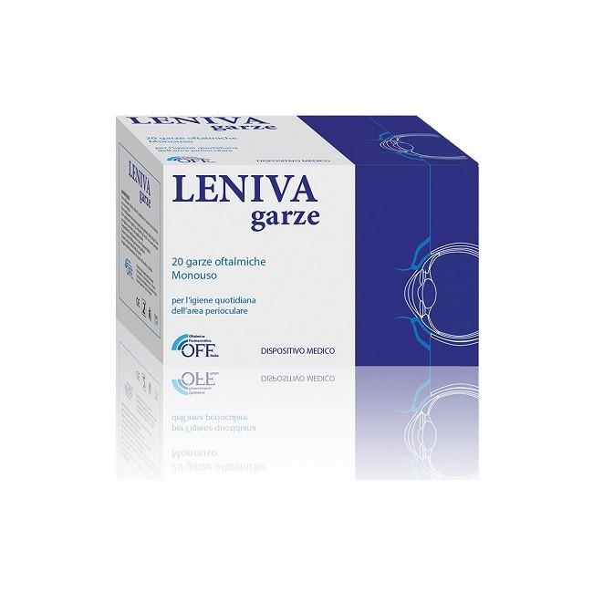 Leniva Garze Oftalmiche 20 Pezzi