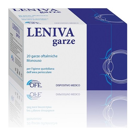 Leniva Garze Oftalmiche 20 Pezzi
