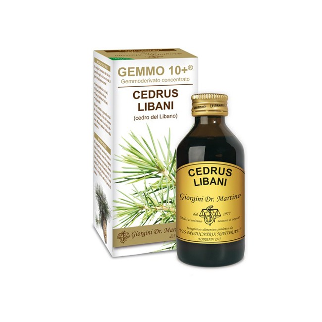 Gemmo 10+ Cedro Del Libano 100 Ml Liquido Analcolico Gemmo 10+ Cedro Del Libano 100 Ml Liquido Analcolico