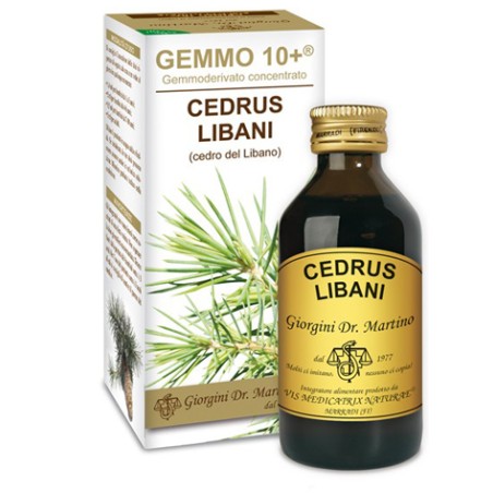Gemmo 10+ Cedro Del Libano 100 Ml Liquido Analcolico
