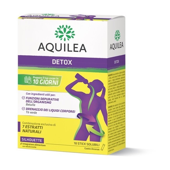 Aquilea Detox 10 Stick Da 15 Ml Aquilea Detox 10 Stick Da 15 Ml