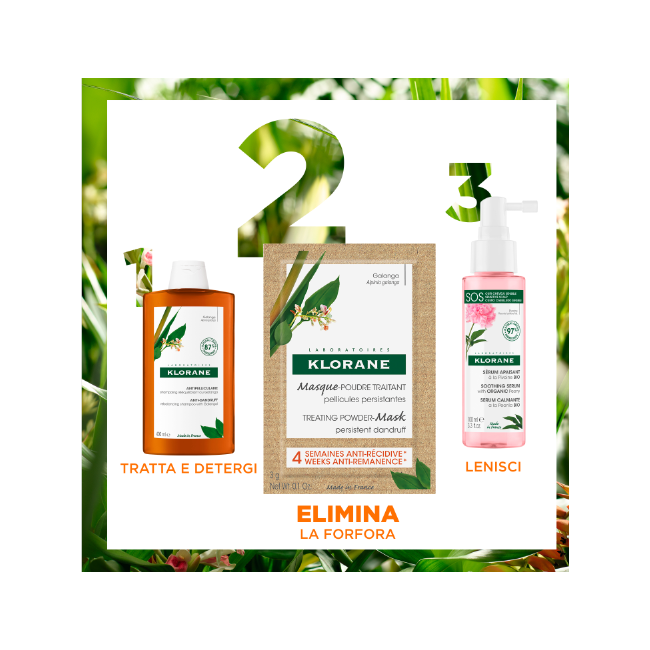 Klorane Shampoo Maschera 2in1 8 Bustine Da 3 G