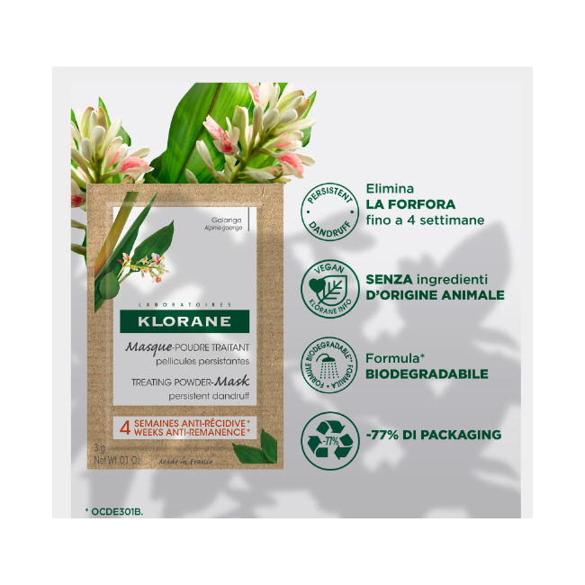 Klorane Shampoo Maschera 2in1 8 Bustine Da 3 G Klorane Shampoo Maschera 2in1 8 Bustine Da 3 G