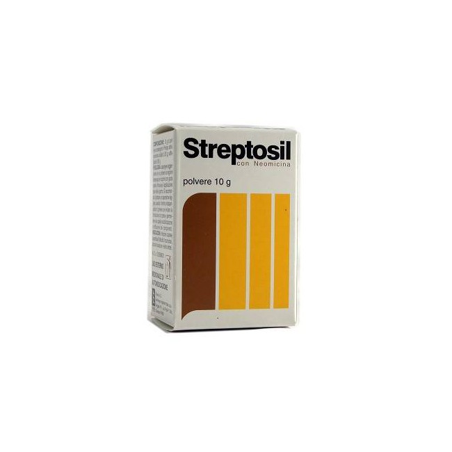 Streptosil Neomicina Polvere U.e. 10 G 99,5% + 0,5%