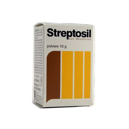 Streptosil Neomicina Polvere U.e. 10 G 99,5% + 0,5% Streptosil Neomicina Polvere U.e. 10 G 99,5% + 0,5%