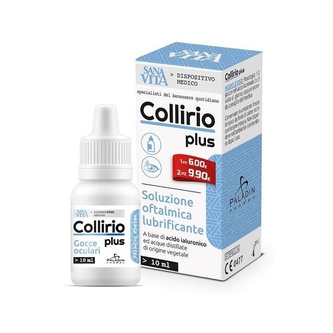 Gocce Oculari Sanavita Collirio Plus 10 Ml