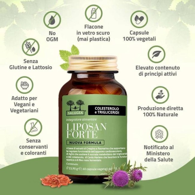 Salugea Liposan Forte Nuova Formula 60 Capsule Salugea Liposan Forte Nuova Formula 60 Capsule