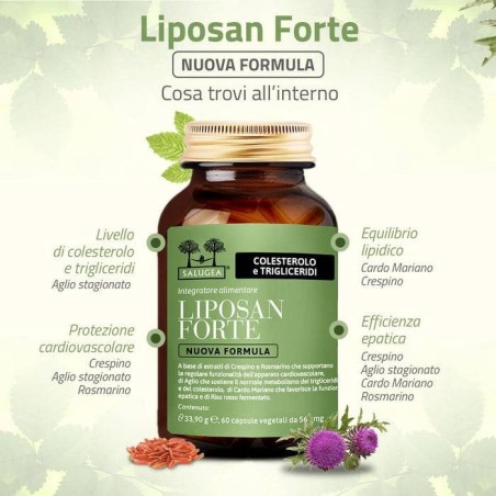 Salugea Liposan Forte Nuova Formula 60 Capsule Salugea Liposan Forte Nuova Formula 60 Capsule