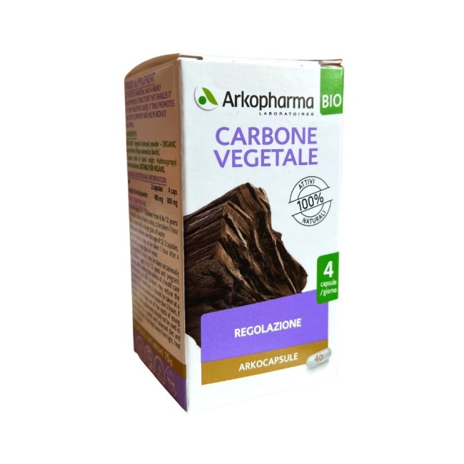 Arko Capsule Carbone Vegetale Bio 40 Capsule