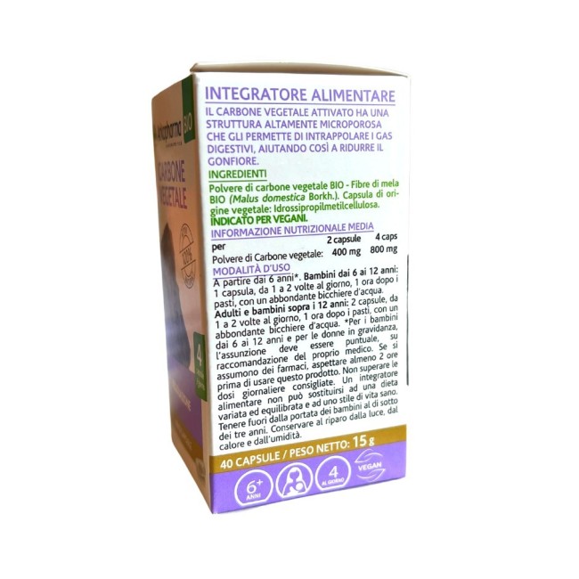Arko Capsule Carbone Vegetale Bio 40 Capsule Arko Capsule Carbone Vegetale Bio 40 Capsule