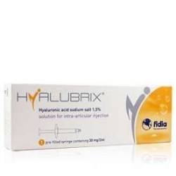 Siringa Intra-articolare Hyalubrix Acido Ialuronico 1,5% 30 Mg 2 Ml No Eto