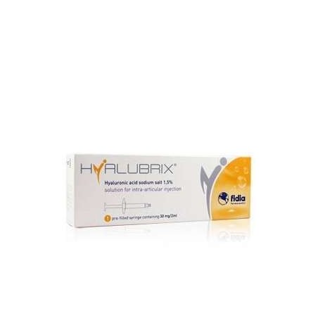 Siringa Intra-articolare Hyalubrix Acido Ialuronico 1,5% 30 Mg 2 Ml No Eto