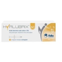 Siringa Intra-articolare Hyalubrix 60 Acido Ialuronico 1,5% 60 Mg 4 Ml