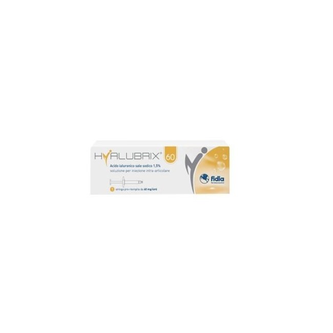 Siringa Intra-articolare Hyalubrix 60 Acido Ialuronico 1,5% 60 Mg 4 Ml