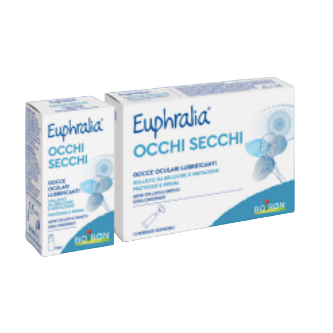 Gocce Oculari Lubrificanti Euphralia Occhi Secchi 15 Monodose Richiudibili X 0,5 Ml