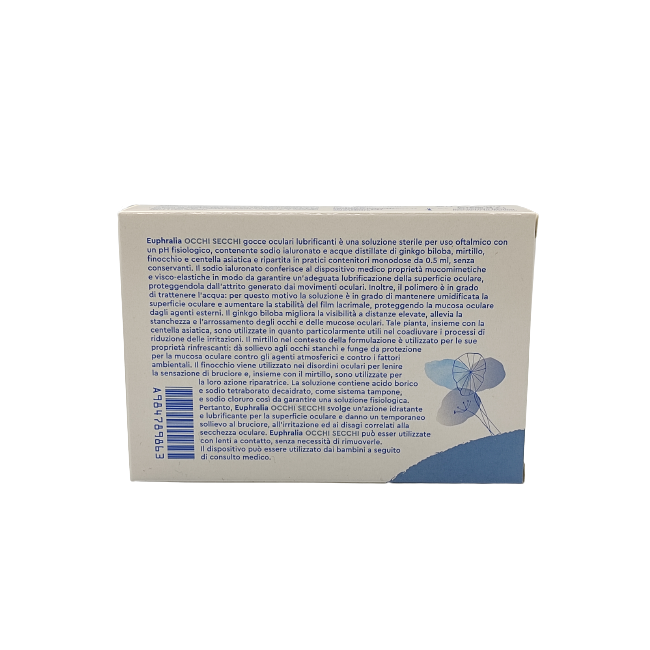 Gocce Oculari Lubrificanti Euphralia Occhi Secchi 15 Monodose Richiudibili X 0,5 Ml Gocce Oculari Lubrificanti Euphralia Occhi Secchi 15 Monodose Richiudibili X 0,5 Ml