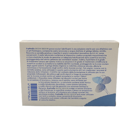 Gocce Oculari Lubrificanti Euphralia Occhi Secchi 15 Monodose Richiudibili X 0,5 Ml Gocce Oculari Lubrificanti Euphralia Occhi Secchi 15 Monodose Richiudibili X 0,5 Ml