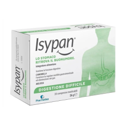 Isypan Pesantezza Gonfiore 20 Compresse Masticabili Isypan Pesantezza Gonfiore 20 Compresse Masticabili