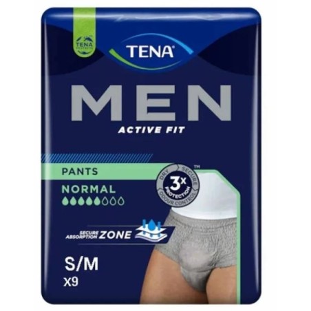 Tena Men Pants Active Fit Grev S/m