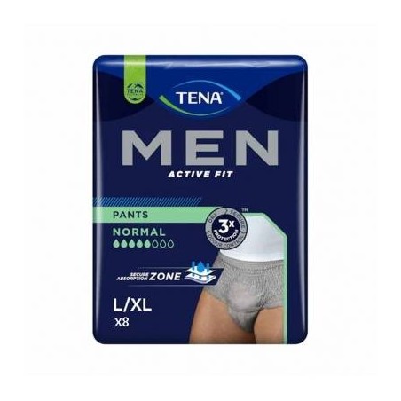 Tena Men Pants Active Fit Grev L/xl