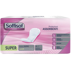 Pannolone Per Incontinenza Soffisof Lady Air Dry Super 15 Pezzi