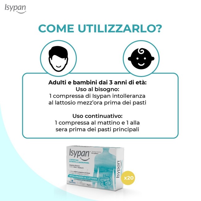 Isypan Intolleranza Lattosio 30 Compresse