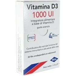 Vitamina D3 Ibsa 1000ui 30 Film Orodispersibili