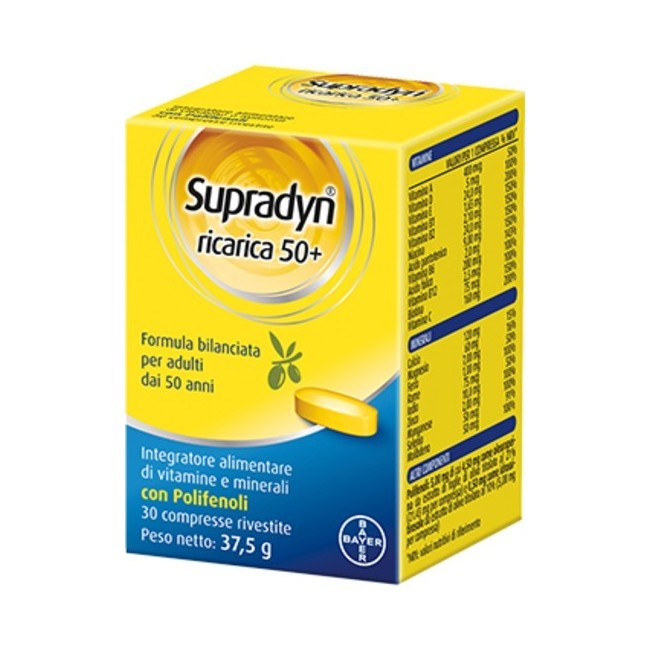 Supradyn Ricarica 50+ 90 Compresse Supradyn Ricarica 50+ 90 Compresse