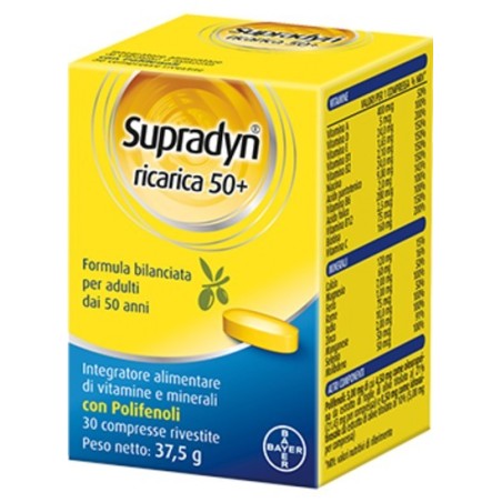 Supradyn Ricarica 50+ 90 Compresse Supradyn Ricarica 50+ 90 Compresse
