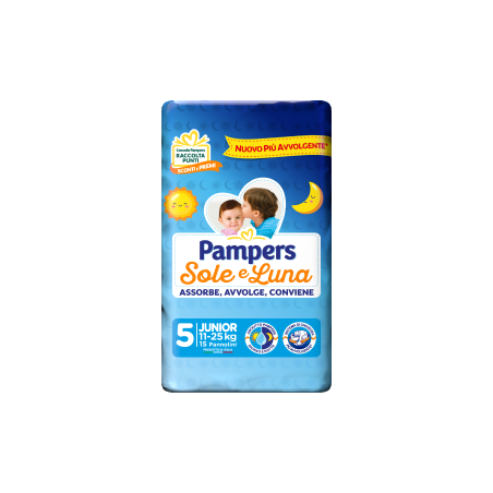 Pampers Sole&luna Junior 15 Pezzi