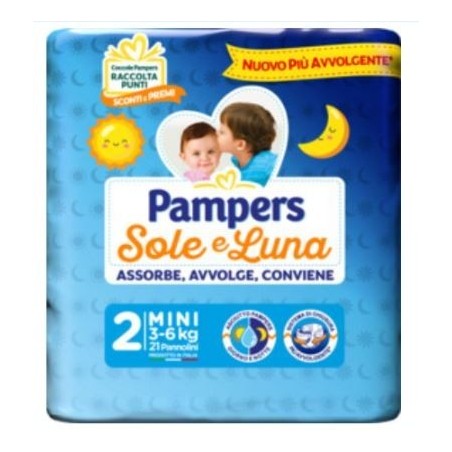 Pampers Sole Luna Midini 21 Pezzi
