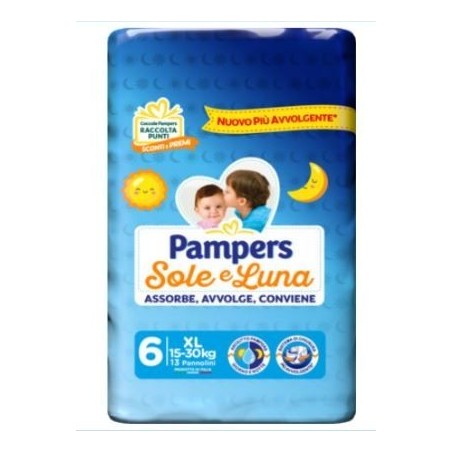 Pampers Sole Luna Xl 13 Pezzi