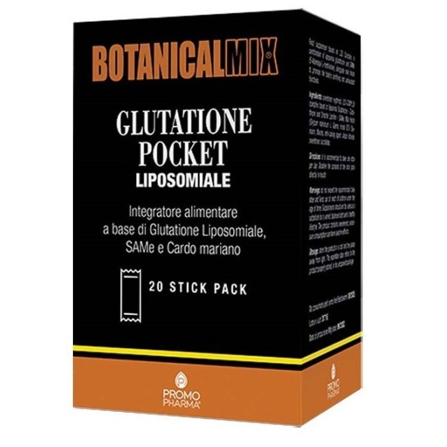 Botanicalmix Glutatione Pocket Liposomiale 20 Stick Da 2 G