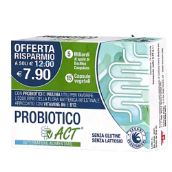 Probiotico Act 15 Capsule Vegetali