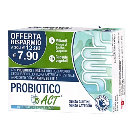 Probiotico Act 15 Capsule Vegetali