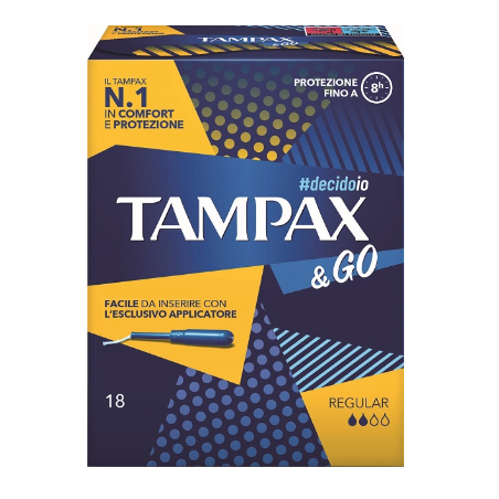 Tampax &go Regular 18 Pezzi