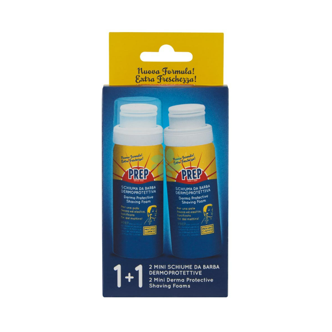 Prep Schiuma Barba Classica 2 Pezzi Da 50 Ml Prep Schiuma Barba Classica 2 Pezzi Da 50 Ml