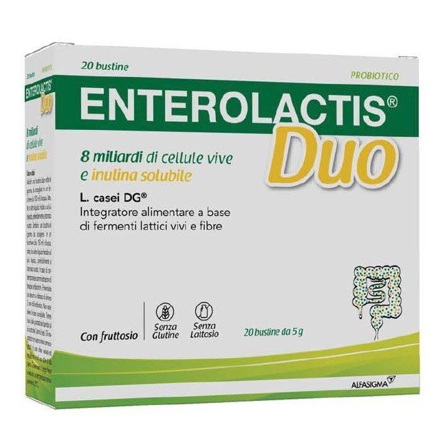 Enterolactis Duo Inulina 20 Bustine 5 G