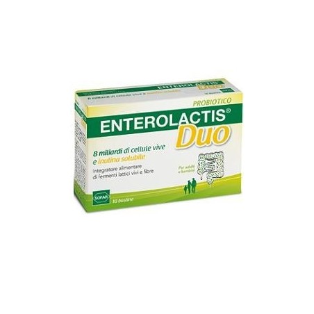 Enterolactis Duo Inulina 10 Bustine 5 G