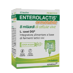 Enterolactis Orosolubile 12 Bustine 8 Miliardi Di Cellule Vive