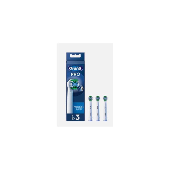 Oralb Power Refill Eb20-3 Precision Clean 3 Pezzi